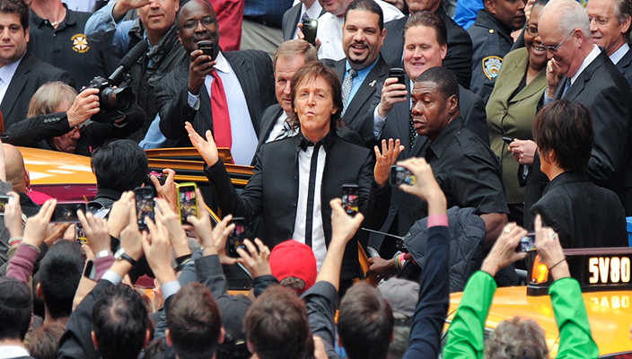 Paul McCartney Times Square