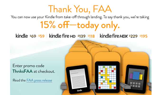 Amazon FAA Kindle