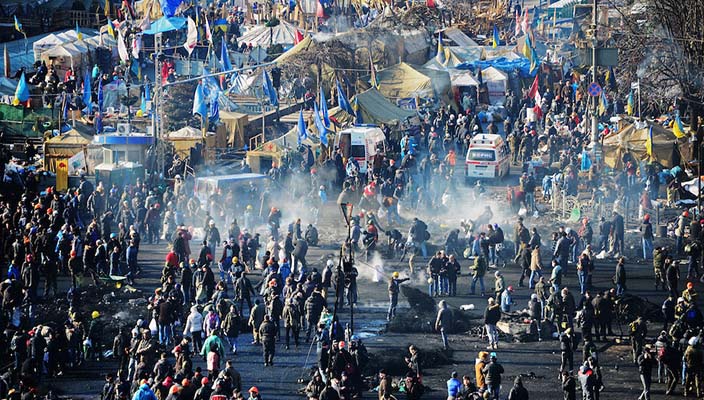 Ucraina scontri e violenza