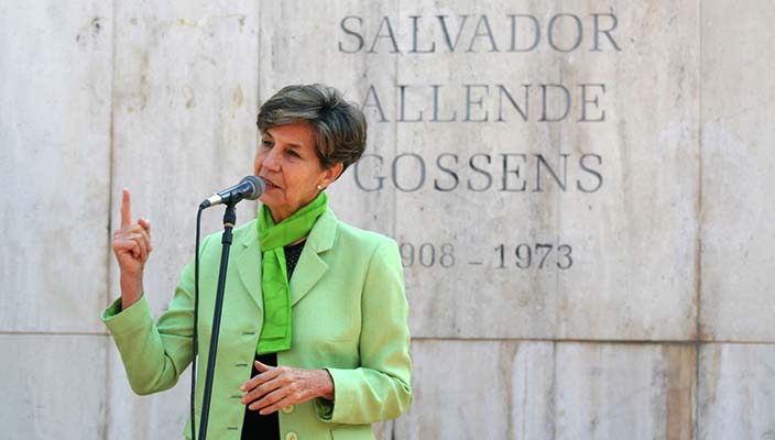Isabelle Allende Bussi eletta presidente del Senato in Cile