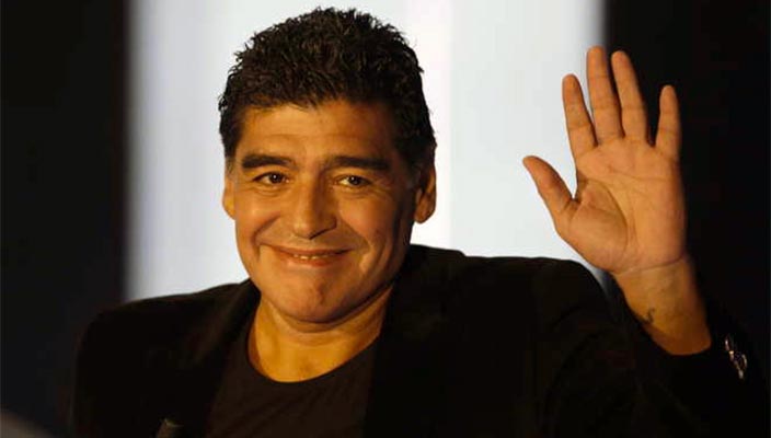 Il video di Maradona da Fazio